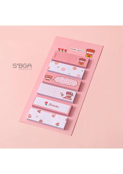 Çocuklar Için Renkli Postit Post-It Post It Kitap Ayracı Ayraç Sticker Not Kağıdı Kağıt 120 Yaprak