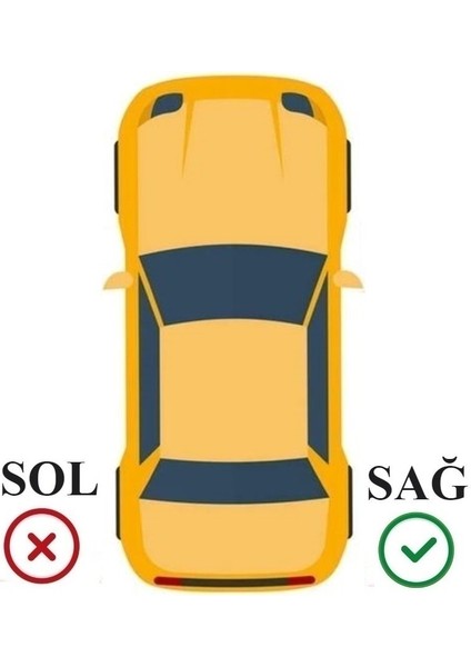 Golf 4 1998-2004 Model Arası Uyumlu Arka Sağ Yolcu Tarafı Dış Kapı Kolu Siyah (Boyasız Tip)