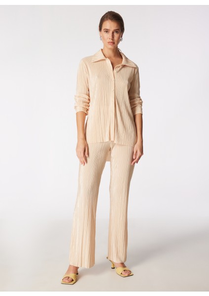 Yüksek Bel Pilise Taş Kadın Pantolon SPBF4SL-PNT5050 fiyatları