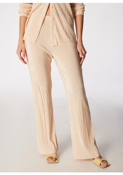 Yüksek Bel Pilise Taş Kadın Pantolon SPBF4SL-PNT5050 modelleri