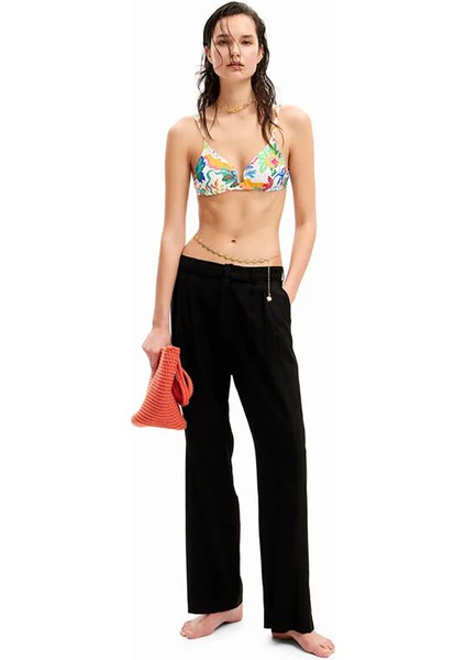 Beyaz Kadın Bikini Üst 24SWMK10