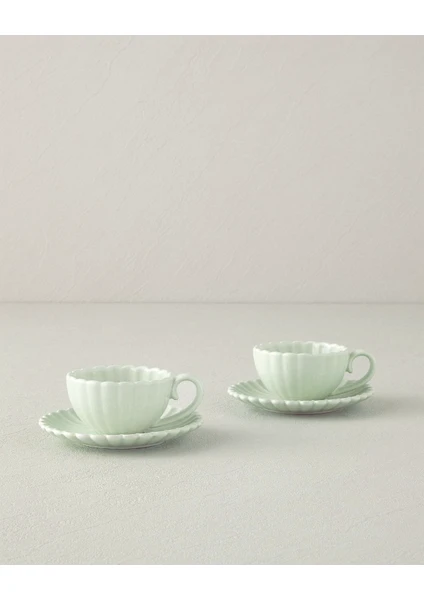 English Home Fiore New Bone China Kahve Fincan Takımı Mint