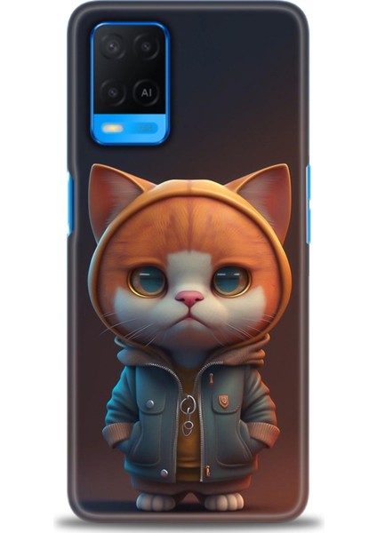 Oppo A54 Uyumlu Baskılı Kılıf - Hd Baskılı Desenli Kılıf (Kapak) - Tskd 340