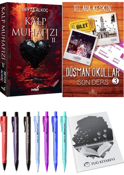 Kalp Muhafızı 2 - Düşman Okullar 3 + Kalem + Not Defteri