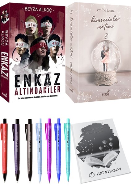 Enkaz Altındakiler 1 - Kimsesizler Matemi 3 + Kalem + Not Defteri