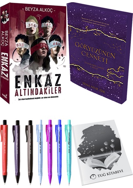 Enkaz Altındakiler 1 - Gökyüzünün Cenneti 4 + Kalem + Not Defteri