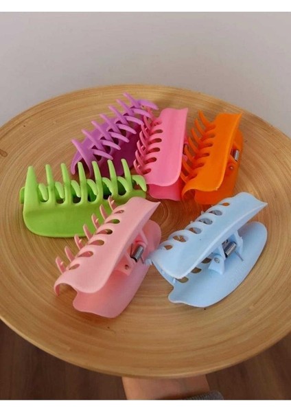 Mandal Toka 6'lı Büyük Boy Pastel Renk Mandal Toka Seti fiyatları