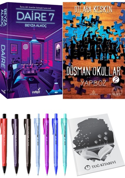 Daire 7 - Düşman Okullar 2 + Kalem + Not Defteri
