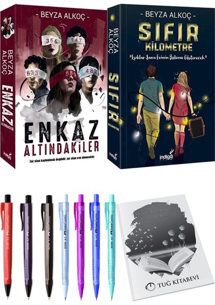 Enkaz Altındakiler 1 ve Sınır Beyza Alkoç + Kalem + Not Defteri