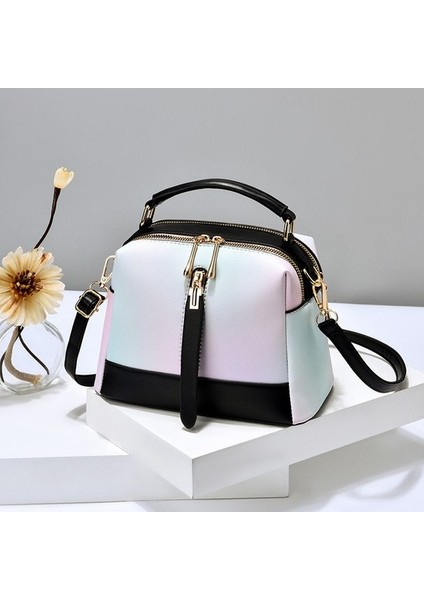 2023 Yeni Ilkbahar ve Yaz Ins Doku High-End Çok Renkli Küçük Çanta Kadın Moda Doku Niş Tek Omuz Askılı Çanta Kabuk Çanta (Yurt Dışından)