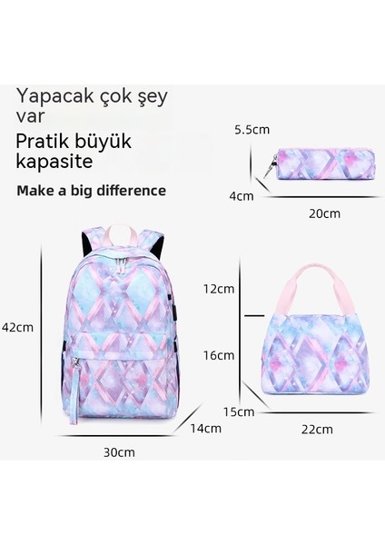 Üç Parçalı Üniversite Öğrencisi Okul Çantası (Yurt Dışından) fırsatları