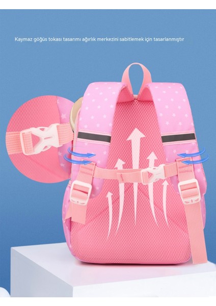 Çocuk Okul Çantası Yeni Sevimli Karikatür 3-5 Yaş Erkek ve Kadın Bebek Sırt Çantası Kore Hafif Yük Azaltma Anaokulu Okul Çantası (Yurt Dışından) indirimleri