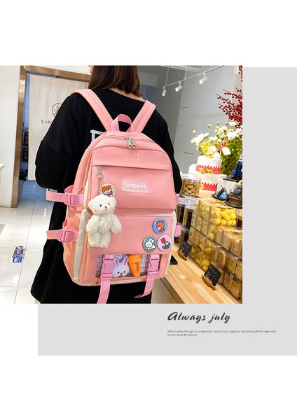 Kampüs Okul Çantası Kadın Turp Tavşan Ilkokul Kız Sırt Çantası (Yurt Dışından) modelleri
