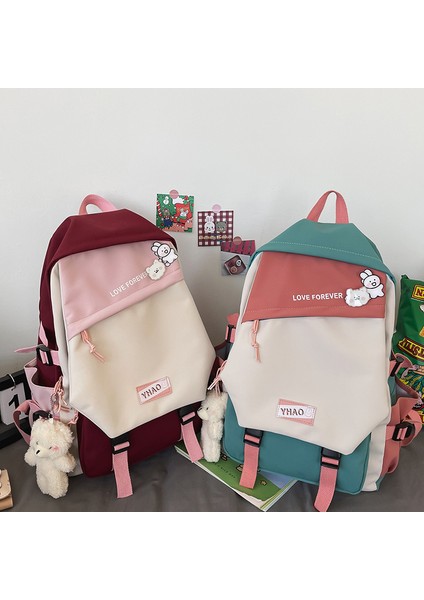 Japon Oxford Kumaş Sırt Çantası Kadın Retro Hong Kong Tarzı Büyük Kapasiteli Okul Çantası Bayan Lise Üniversite Öğrencisi Iş Tarzı Sırt Çantası Erkek (Yurt Dışından) modelleri