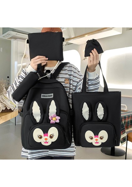 Sevimli Yumuşak Sevimli Tavşan Ortaokul Öğrencisi Okul Çantası (Yurt Dışından) fiyatları