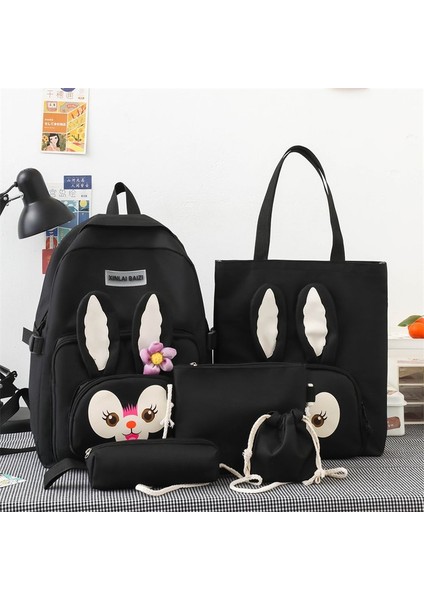 Sevimli Yumuşak Sevimli Tavşan Ortaokul Öğrencisi Okul Çantası (Yurt Dışından) indirimleri