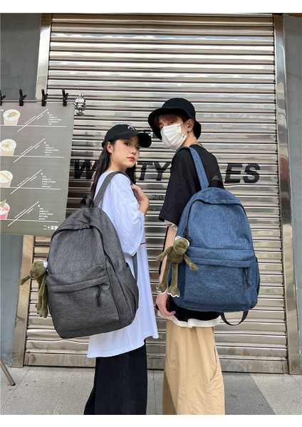 Aşınmaya Dayanıklı Düz Renk Büyük Kapasiteli Sırt Çantası (Yurt Dışından) modelleri