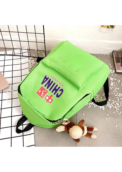 Yeni Ilkokul Okul Çantası Dört Parçalı Düz Renk Sırt Çantası Oxford Kumaş Su Geçirmez Sırt Çantası (Yurt Dışından) fırsatları