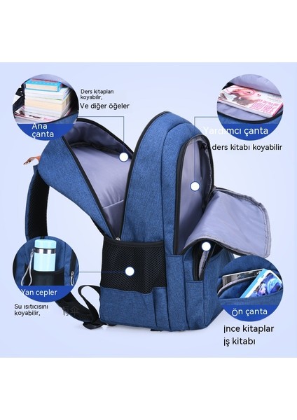 Yeni Gündelik Ortaokul Okul Çantası (Yurt Dışından) indirimleri