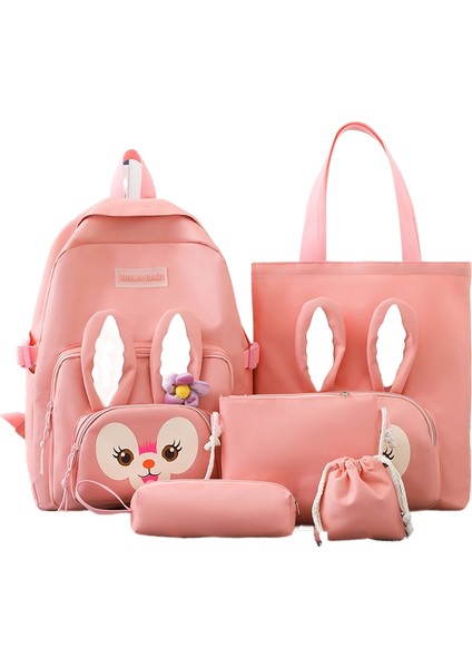 Sevimli Yumuşak Sevimli Tavşan Ortaokul Öğrencisi Okul Çantası (Yurt Dışından)