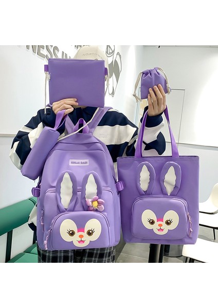 Sevimli Yumuşak Sevimli Tavşan Ortaokul Öğrencisi Okul Çantası (Yurt Dışından) fiyatları