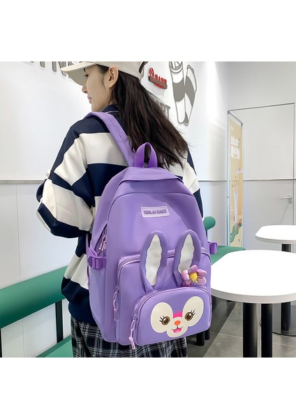 Sevimli Yumuşak Sevimli Tavşan Ortaokul Öğrencisi Okul Çantası (Yurt Dışından) fırsatları