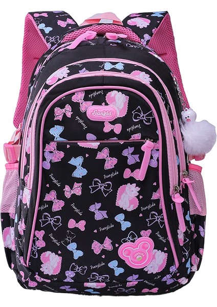 Ilkokul Kız Kore Versiyonu 3-6 Sınıf Kızların Yükünü Azaltan Omurga Koruyucu Sırt Çantası Su Geçirmez (Yurt Dışından) fiyatları