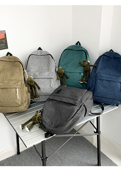 Aşınmaya Dayanıklı Düz Renk Büyük Kapasiteli Sırt Çantası (Yurt Dışından) indirimleri