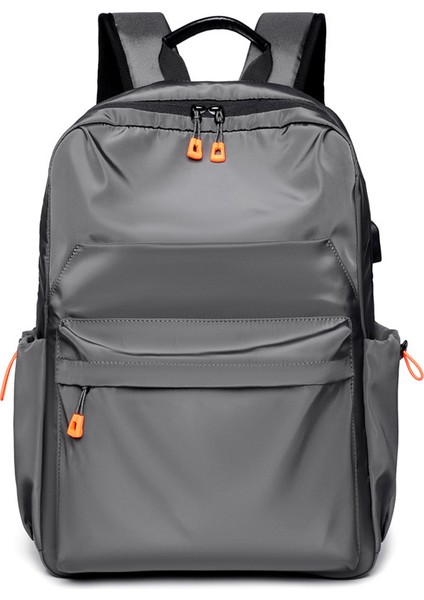 Oxford Kanvas Sırt Çantası Büyük Kapasiteli Açık Hava Seyahati USB Okul Çantası (Yurt Dışından) modelleri