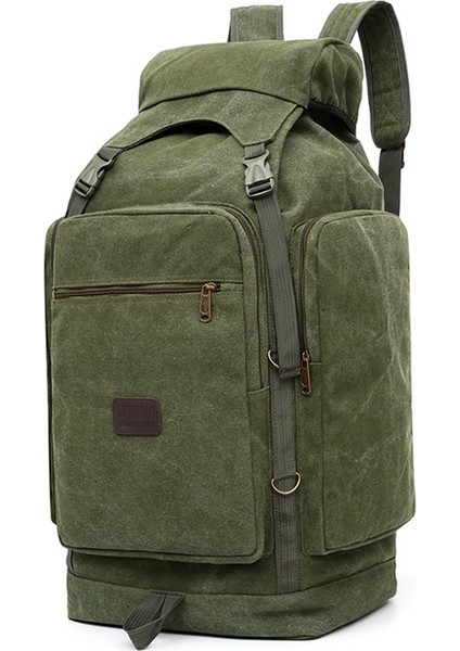 Kanvas Sırt Çantası Açık Seyahat Spor Çantası Büyük Kapasiteli Erkek Dağcılık Çantası Seyahat Sırt Çantası (Yurt Dışından)