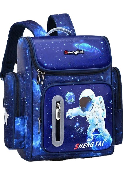 Öğrenci Okul Çantası Hafif Su Geçirmez Su Geçirmez Omurga Sırt Çantası (Yurt Dışından)