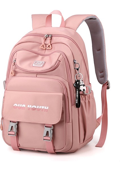Kore Kolej Tarzı Üniversite Öğrencileri Büyük Kapasiteli Kız Okul Çantası Basit Ultra Hafif Ortaokul Öğrencileri Yüksek Kaliteli Ins Sırt Çantası (Yurt Dışından)