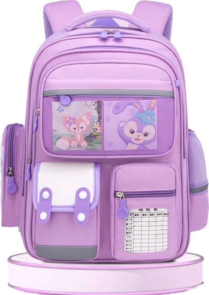 Öğrenci Okul Çantası, Çok Katmanlı, Büyük Kapasiteli, Oxford Kumaştan, Ağırlığı Azaltan Sırt Çantası (Yurt Dışından)