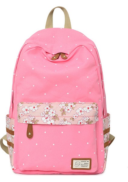 Sırt Çantası Büyük Kapasiteli Tuval Açık Hava Seyahat Çantası Üniversite Öğrencisi Sırt Çantası (Yurt Dışından)