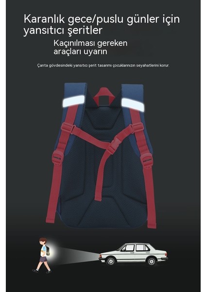 Ilkokul Okul Çantası, Omurga Korumalı, Su Geçirmez, Yük Azaltan, Nefes Alabilen Hafif Çocuk Sırt Çantası (Yurt Dışından) modelleri