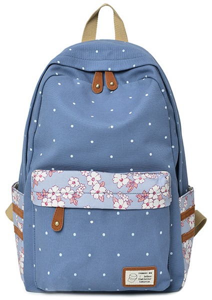 Sırt Çantası Büyük Kapasiteli Tuval Açık Hava Seyahat Çantası Üniversite Öğrencisi Sırt Çantası (Yurt Dışından)