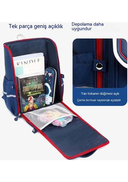 Okul Çantası, Geniş Kapasiteli, Ağırlığı Azaltan ve Belini Koruyan Çocuk Sırt Çantası (Yurt Dışından) modelleri