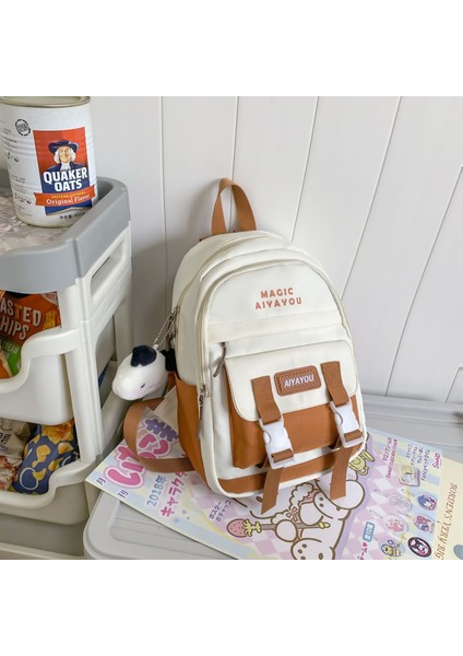 Yüksek Görünümlü Sırt Çantası, Ortaokul ve Lise Taşınabilir Sırt Çantası, Öğrenci Çantası, Gündelik Seyahat Çantası (Yurt Dışından) fırsatları