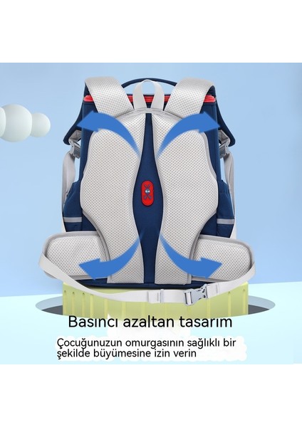 Okul Çantası, Geniş Kapasiteli, Ağırlığı Azaltan ve Belini Koruyan Çocuk Sırt Çantası (Yurt Dışından) fiyatları