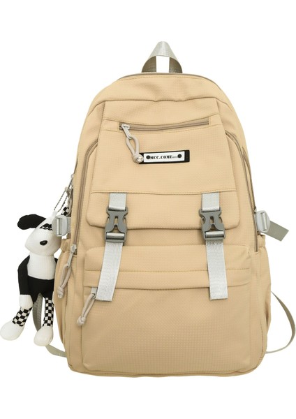 Yeni Basit Trend Rahat Sırt Çantası Büyük Kapasiteli Üniversite Öğrencisi Sırt Çantası Bilgisayar Seyahat Sırt Çantası Dayanıklı Okul Çantası (Yurt Dışından)