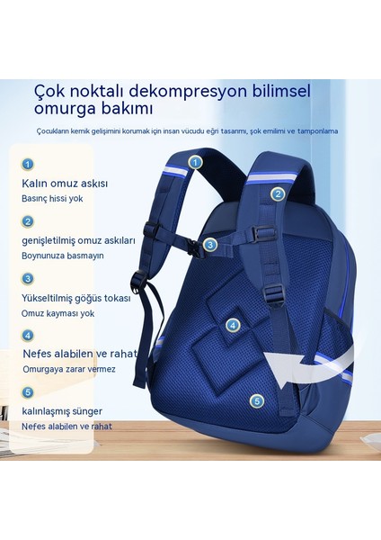 Yükü Azaltan, Omurgayı Koruyan Öğrenci Okul Çantası, Ultra Hafif Çocuk Sırt Çantası, Sevimli Karikatür Sırt Çantası (Yurt Dışından) fiyatları