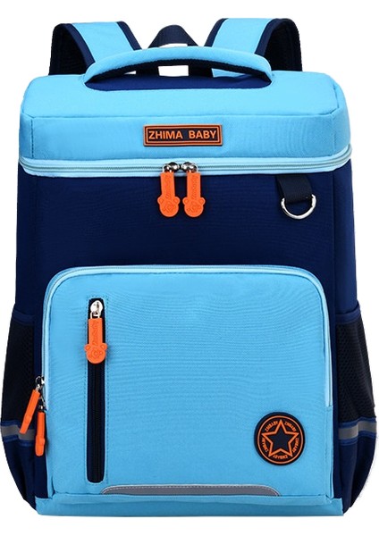 Öğrenci Okul Çantası Büyük Kapasiteli Çocuk Okul Çantası Hafif Rahat ve Sevimli Sırt Çantası (Yurt Dışından)