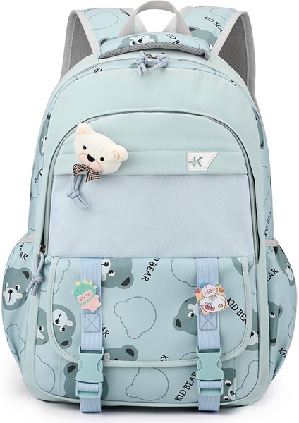 Öğrenci Okul Çantası Basit Büyük Kapasiteli Sırt Çantası (Yurt Dışından)