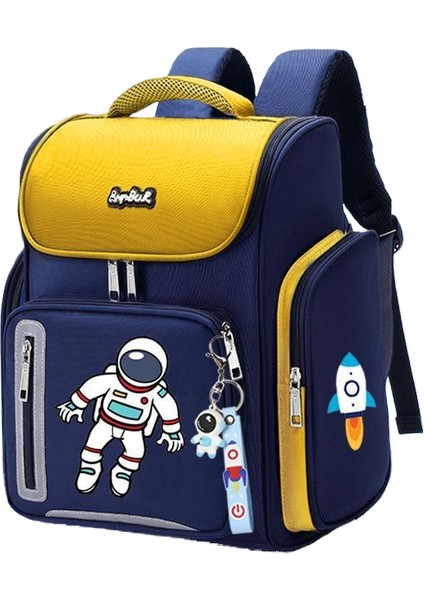Çocuk Okul Çantası, Hafif, Yükü Azaltan, Omurgayı Koruyan, Geniş Kapasiteli Sırt Çantası (Yurt Dışından)