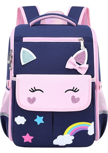 Öğrenci Okul Çantası Büyük Kapasiteli Omurga Koruması Çocuk Sırt Çantası (Yurt Dışından)