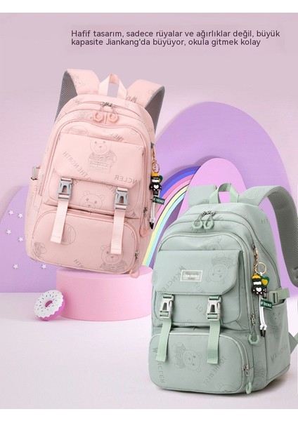 Moda Gündelik Öğrenci Sırt Çantası Kadın Patlama Büyük Kapasiteli Ortaokul Öğrencisi Okul Çantası (Yurt Dışından) indirimleri