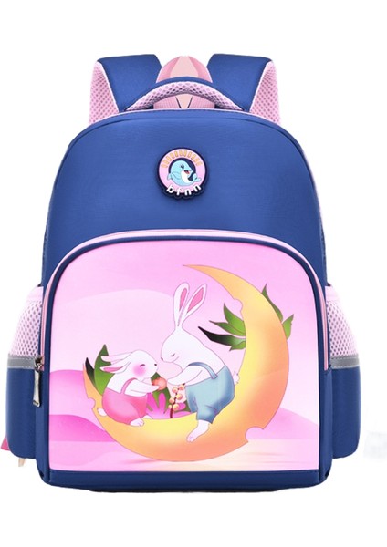 Öğrenci Okul Çantası Karikatür Sevimli Su Geçirmez Hafif Sırt Çantası (Yurt Dışından)