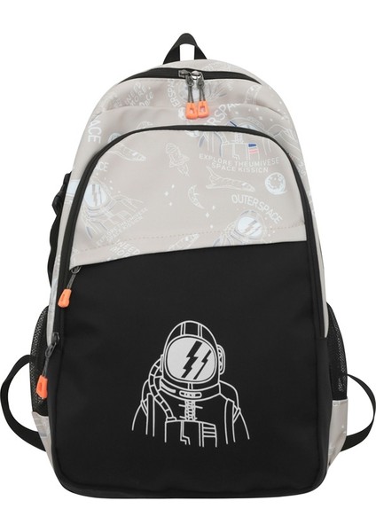 Astronot Sırt Çantası Kadın Sırt Çantası Erkek Ortaokul ve Lise Öğrenci Çantası Graffiti Çantası (Yurt Dışından) fiyatları