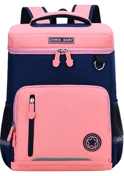 Öğrenci Okul Çantası Büyük Kapasiteli Çocuk Okul Çantası Hafif Rahat ve Sevimli Sırt Çantası (Yurt Dışından)