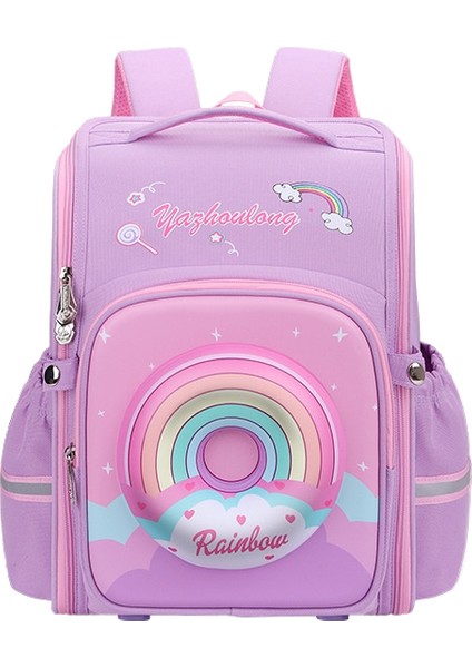 Öğrenci Okul Çantası Büyük Kapasiteli, Hafif ve Ağırlığı Azaltan Omurga Korumalı Çocuk Sırt Çantası (Yurt Dışından)